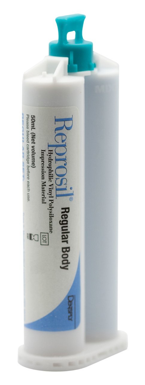 Dentsply Caulk 626210 Reprosil Cartridge System Regular Body Split 50 mL 4/Pk EXP Jul 2023 Dentsply Caulk 626210 Reprosil Cartridge System Regular Body Split 50 mL 4/Pk EXP Jul 2023